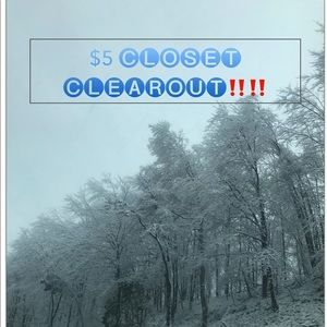 💲5💲 ᗯIᑎTᗴᖇ ᑕᒪᗴᗩᖇOᑌT❗️❕❄️